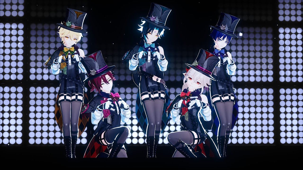 【MMD】【1440p,60fps】ANTIFRAGILE 風系少年 空 魈 流浪者 楓原萬葉 鹿野院平藏