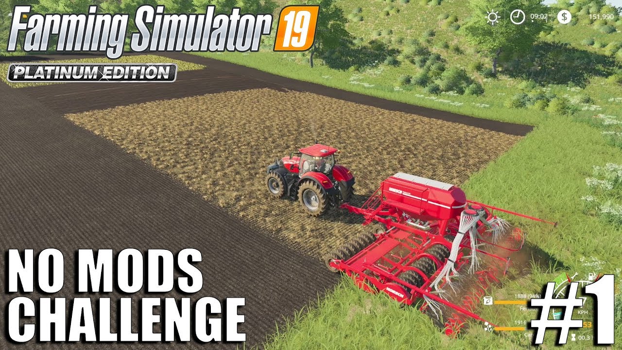 No Mods Challenge | #1 | Farming Simulator 19 | Timelapse