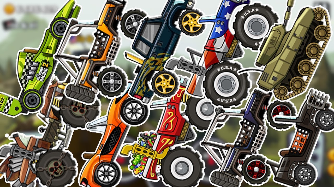 Hill Climb Racing 2 Unlocked All Legendary Vehicles
