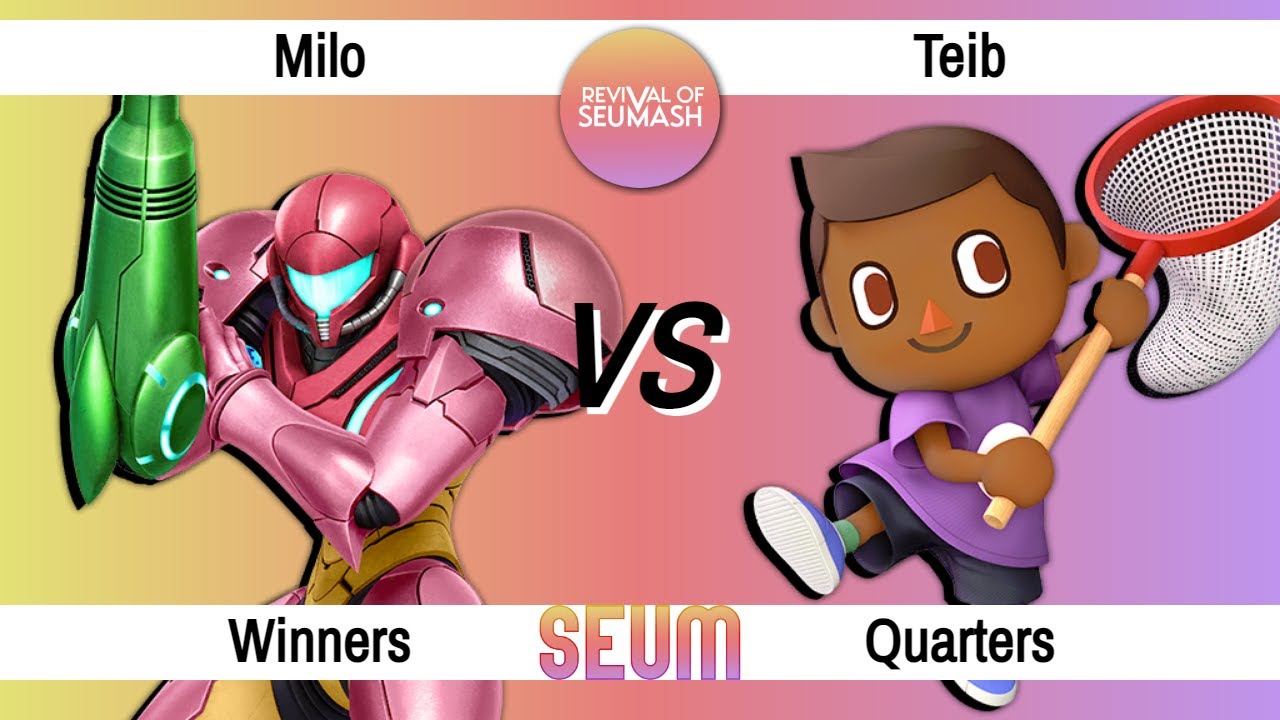 Revival of SEUMash #1 - Winners Quarters - Milo (Samus) Vs. Teib (Villager)
