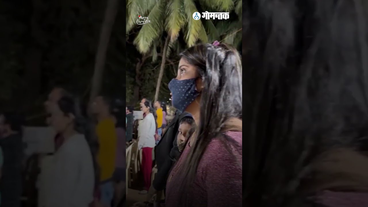 #shorts  Christmas Celebration : Fascinating electric lighting in Goa for Christmas