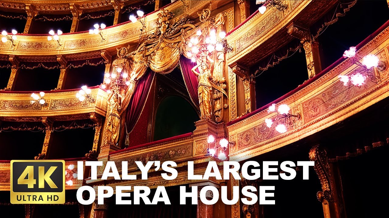 ITALY'S LARGEST OPERA 🇮🇹 Teatro Massimo Palermo (Sicily) with Relaxing Music