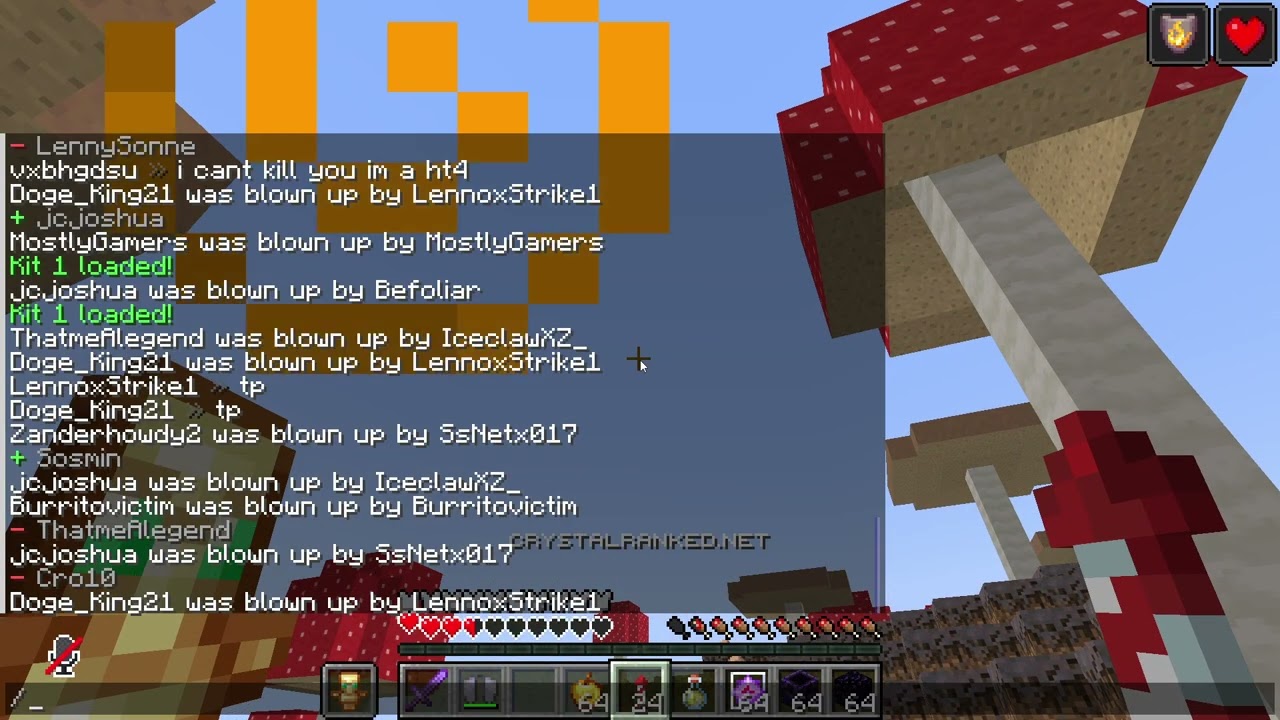 Minecraft crystal pvp