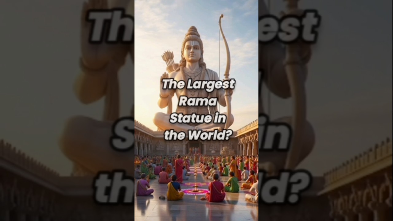 World&rsquo;s Largest Rama Statue | Ayodhya, Uttar Pradesh, India 🇮🇳 #shorts