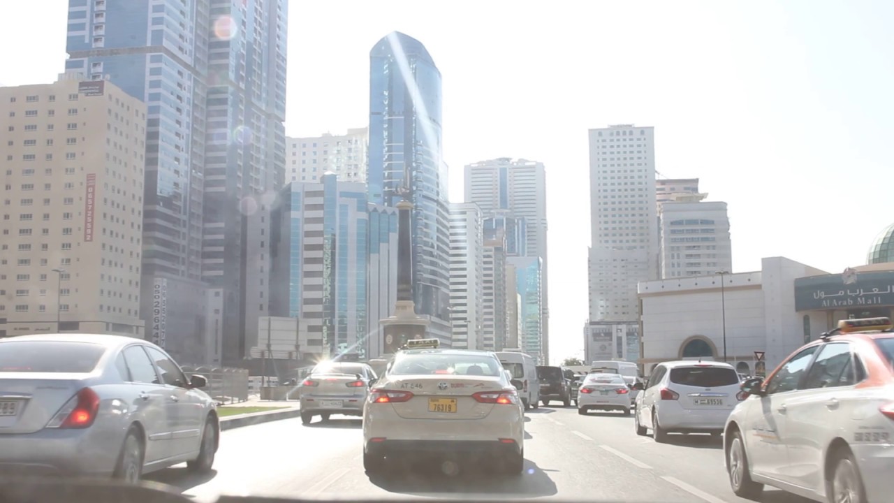القيادة من الشارقة عبر طريق الشيخ محمد بن زايد إلى دبي و العودة, Driving from Sharjah to Dubai