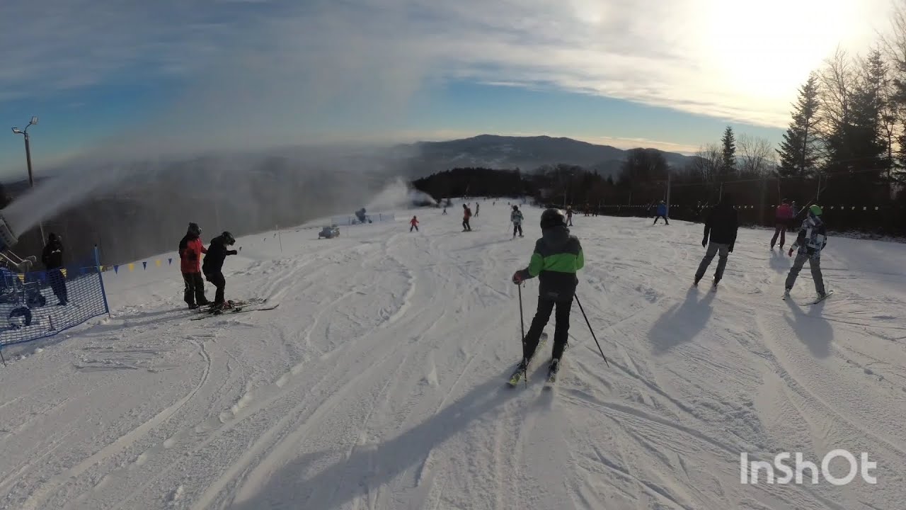 Laskowa ski 2022r.Zjazd.