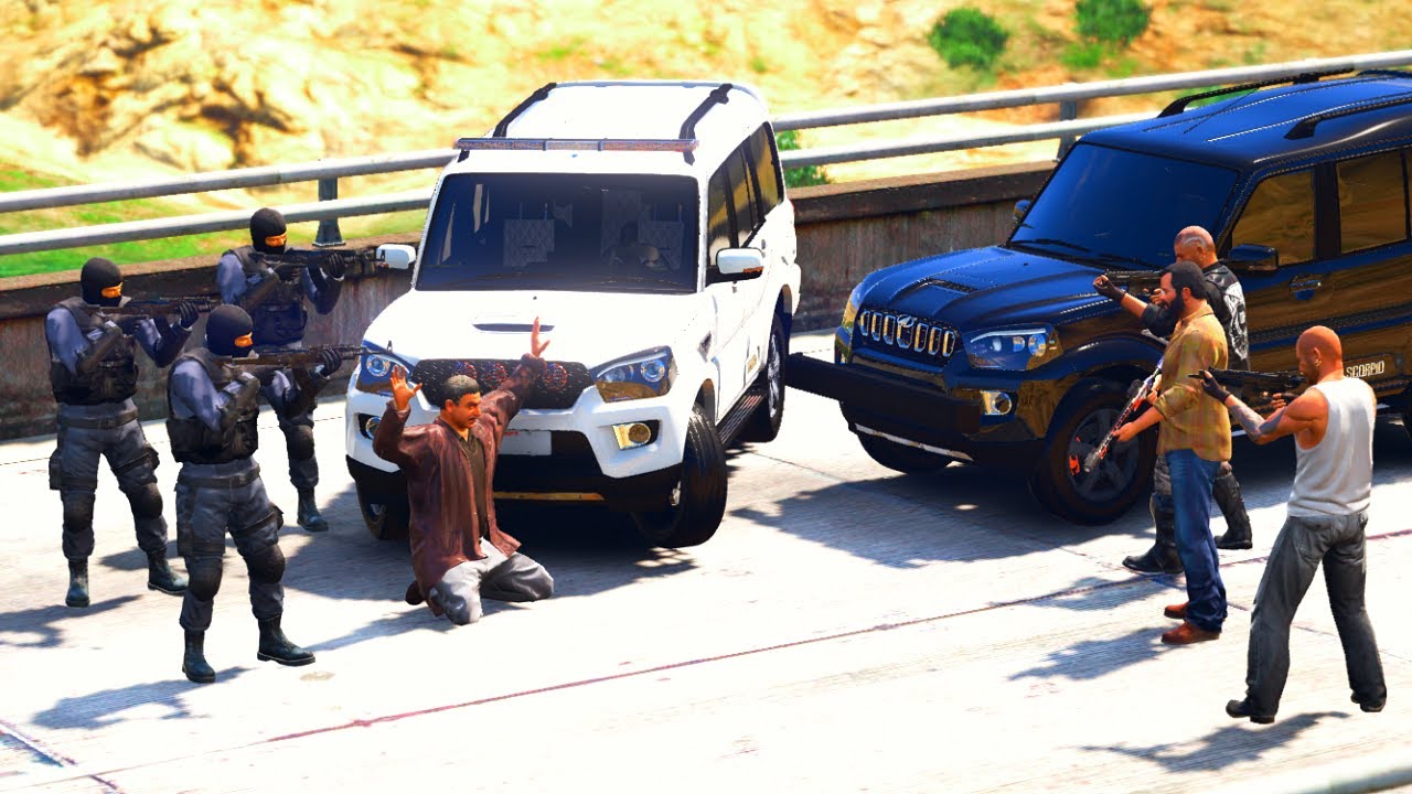 Black scorpio fully modified  SCORPIO  Bad Boy Attack On Police scorpio Entry Black Scorpio Status