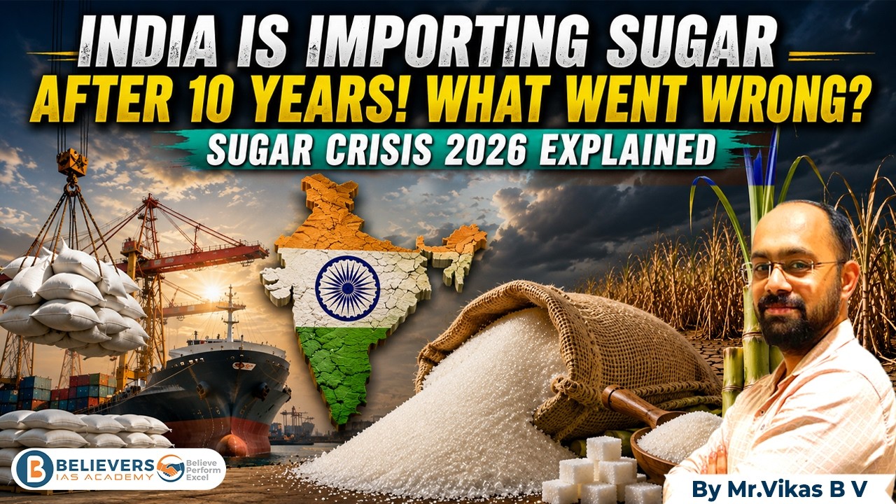 Sugar Crisis in India! Imports Return After 10 Years |Why the Sugar Crisis? #import #economy
