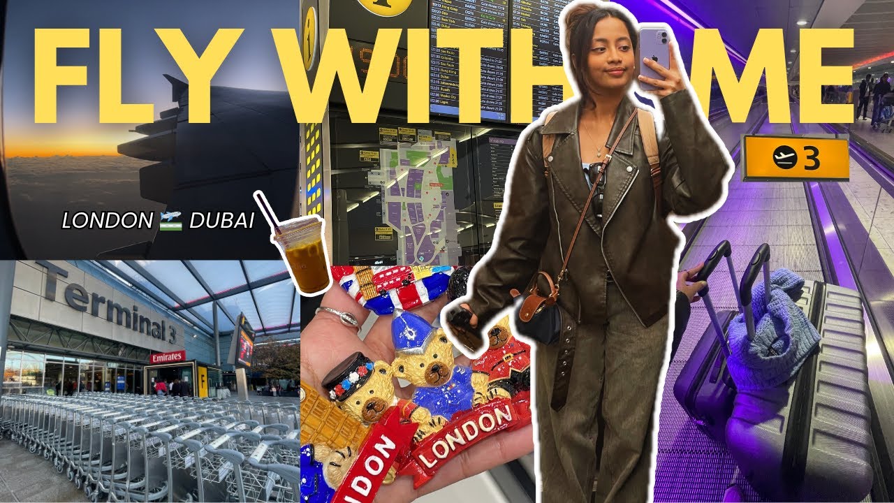 Travel With Me From London🇬🇧 To Dubai🇦🇪 | Pack & Prep, Solo Travel Thoughts, Emotional *Vlog*