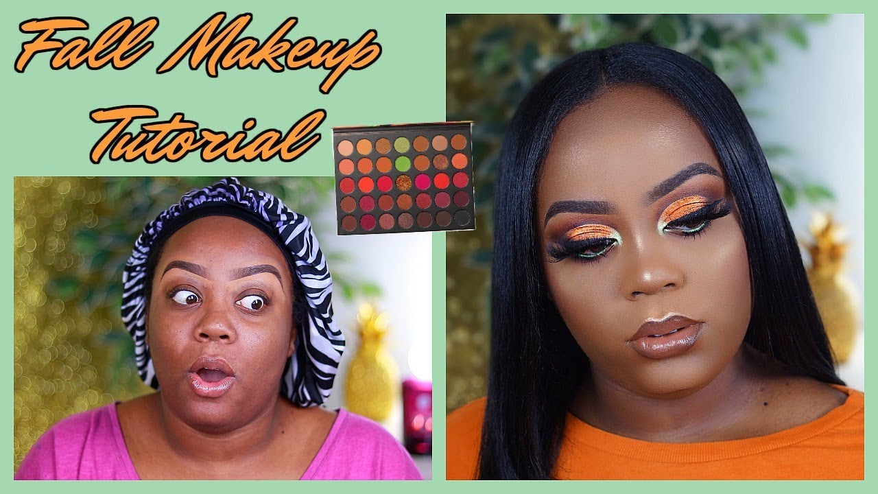 FULL FACE FALL MAKEUP TUTORIAL // Morphe 35O3 Palette