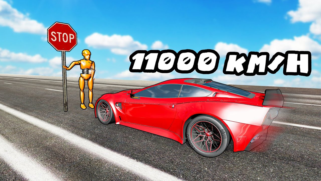 ❄️ NAJSZYBSZY SUPERSAMOCHOD KONTRA PRZESZKODY!? | BeamNG Drive |