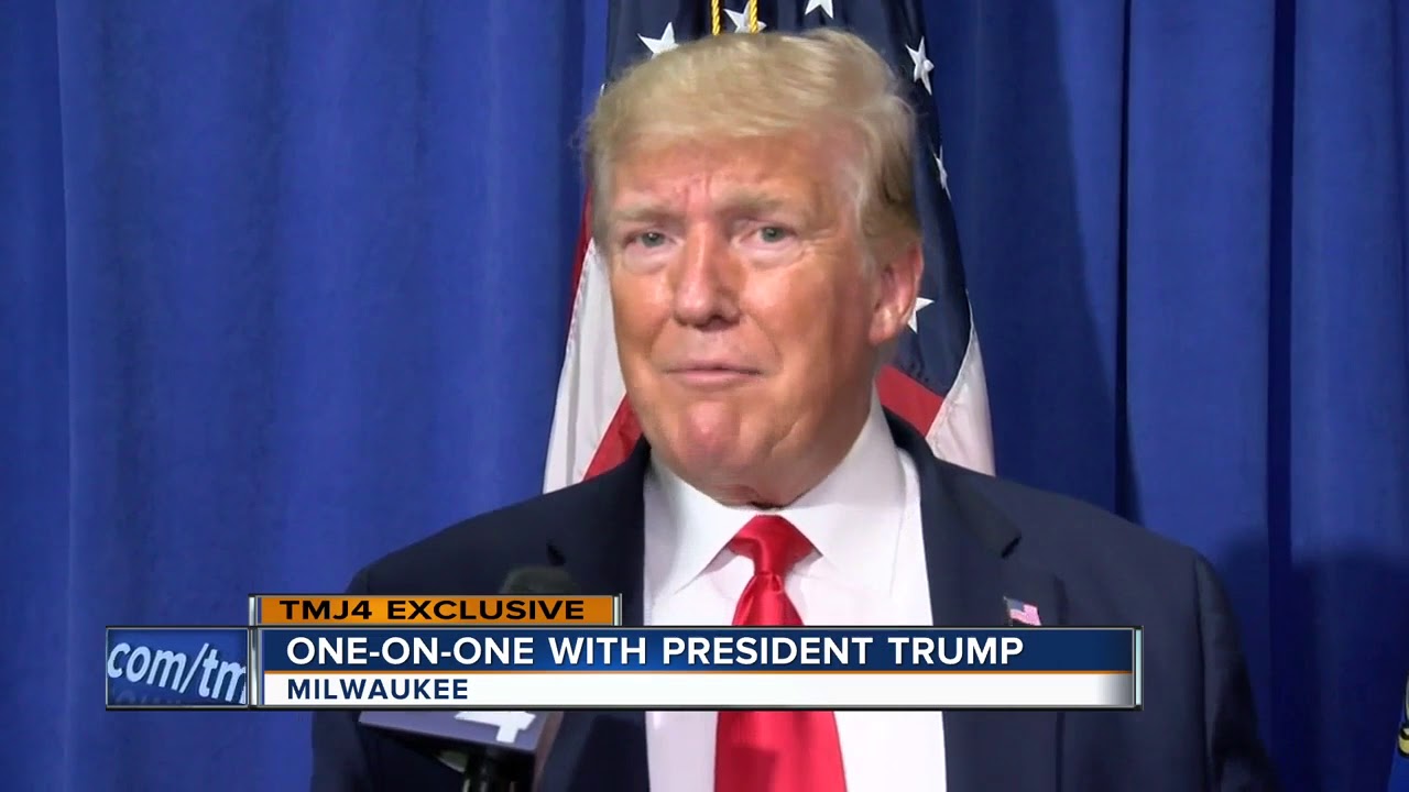 Exclusive: President Trump chats with Charles Benson about Foxconn