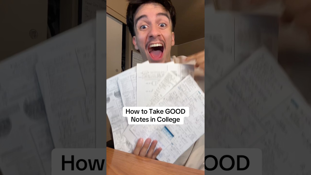Как делать ХОРОШИЕ заметки в колледже