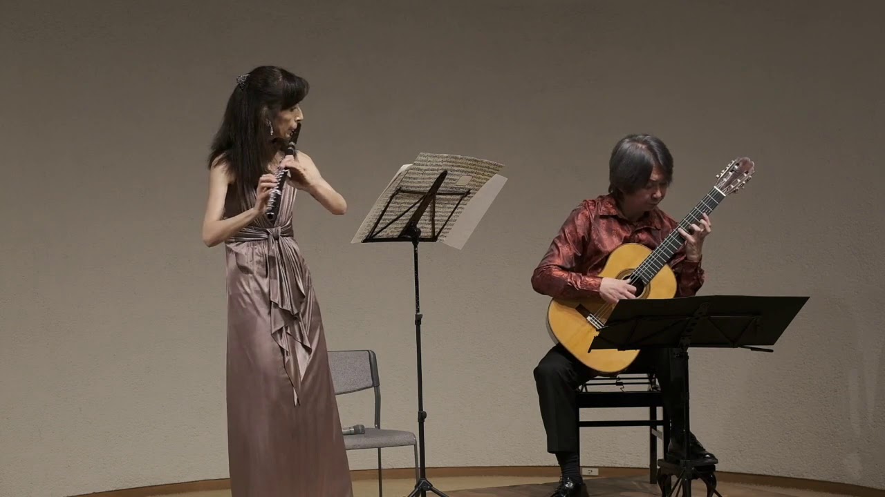 Sonata Arpeggione / Franz Schubert by Mari Mtsuo (flute) and Kozo Tate (guitar) arr.by Kozo Tate