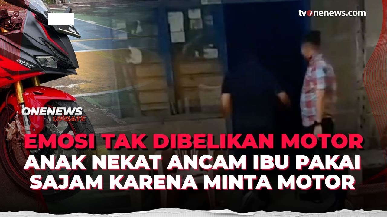 Ngeri! Anak Ancam Ibu Kandung Pakai Sajam Karena Tak Dibelikan Motor | OneNews Update