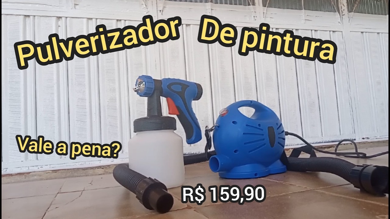 Pistola pulverizadora de pintura. Compressor de ar portátil vale a pena? #paintsupermazzilli
