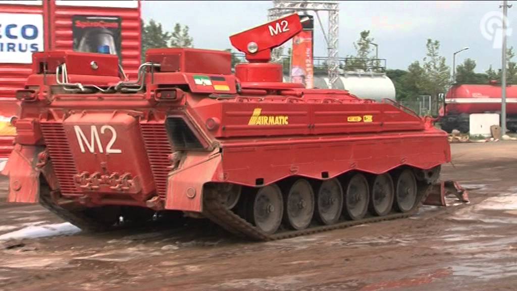 Löschpanzer von Airmatic zur Waldbrandbekämpfung bei der Interschutz 2010