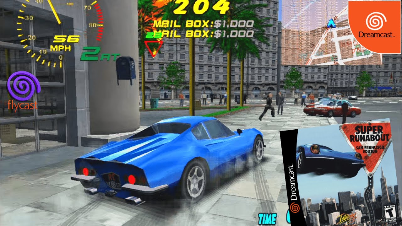 Super Runabout: San Francisco Edition (2000) SEGA Dreamcast Gameplay in HD (Flycast)