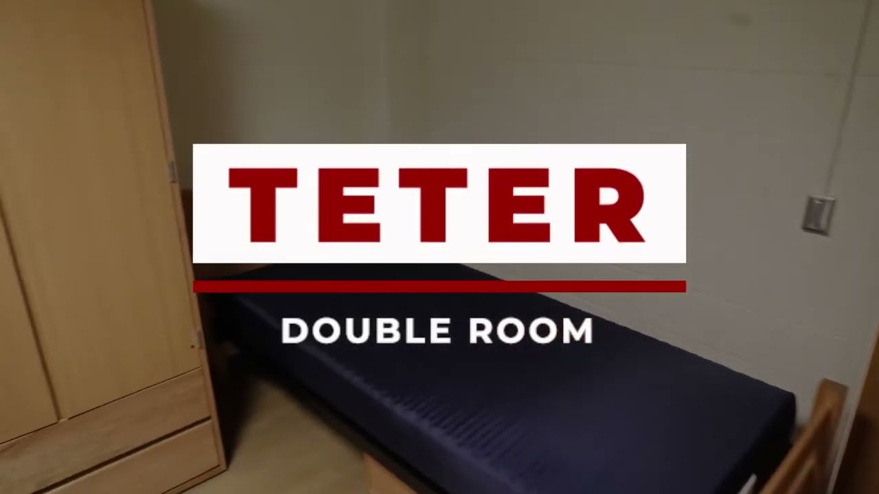 Indiana University Teter Quadrangle Double Room Tour