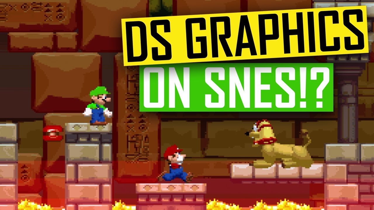 DS Graphics on SNES!? - New Super Mario Land