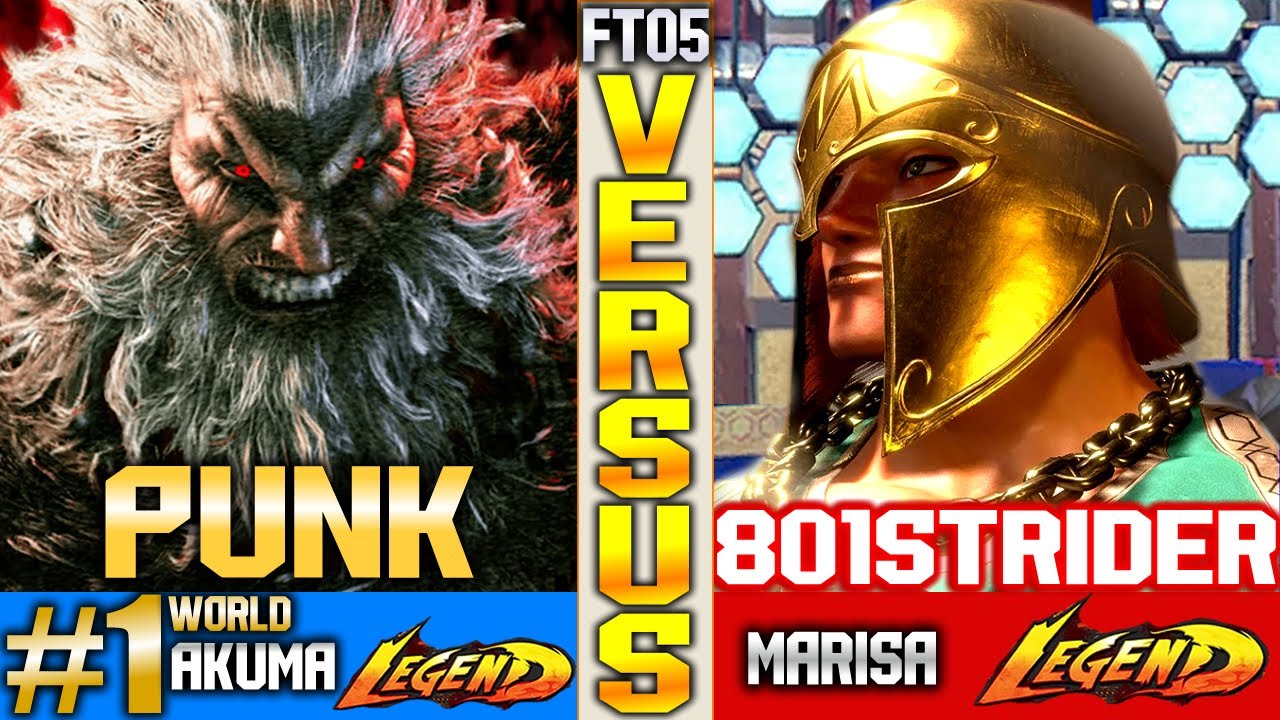 SF6 Akuma (Punk Vs 801Strider) Marisa ▰ High Level