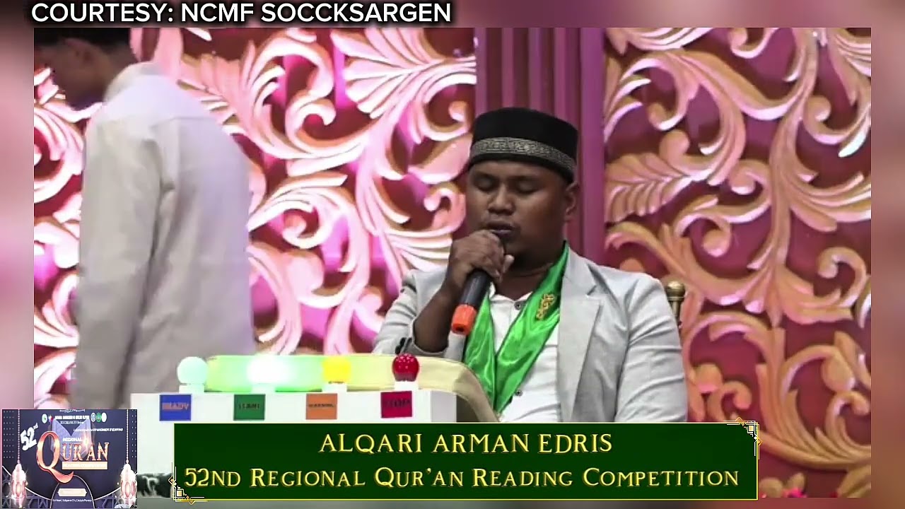 Alqari Arman Edris | Champion 52nd Regional Qur'an Reading Competition 2026