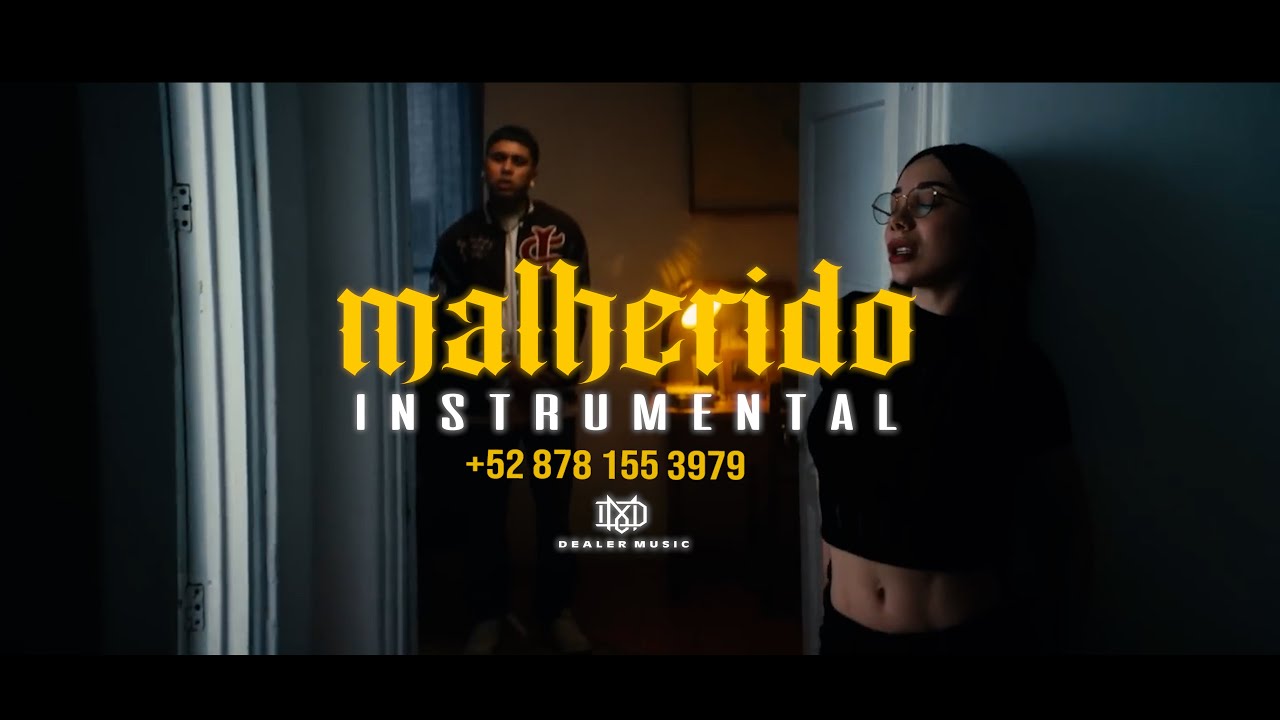 Gera Mx, Santa Fe Klan Type Beat Con Coro | “MALHERIDO” | Instrumental Rap Sad Guitar Dark