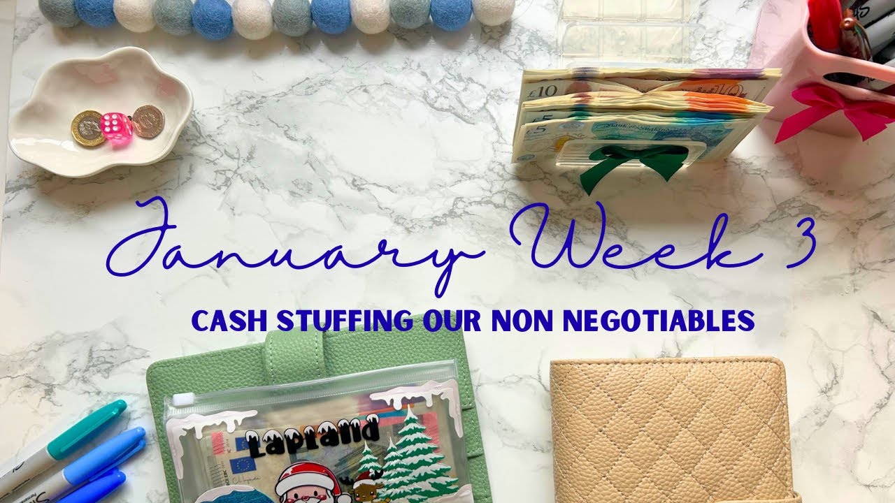 🐷JAN WEEK 3 CASH STUFFING | SINKING FUNDS & SAVINGS CHALLENGES | UK BUDGET