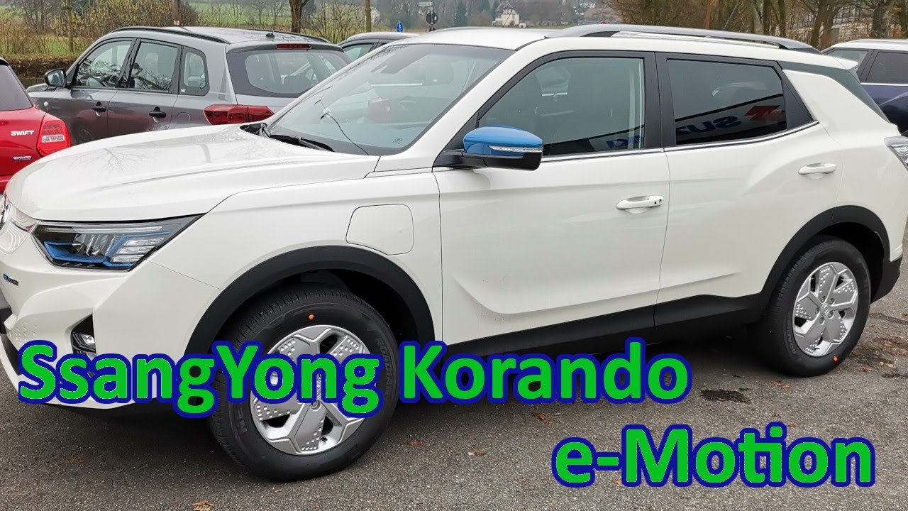 Ssangyong Korando e-motion SUV voll elektrisch 61,5 kWh Akku