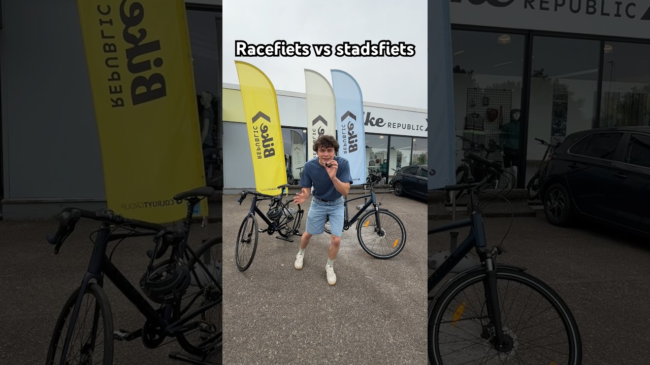 Is een racefiets echt sneller dan een stadsfiets? 🤔