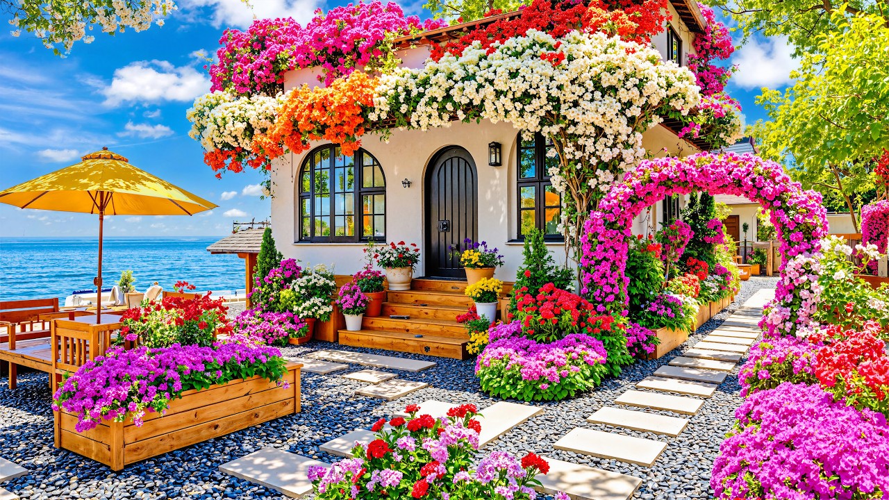Step Into a Garden of Calm 🌸Beautiful Healing Flower Paradise to Relax the Brain and Soothe the Soul
