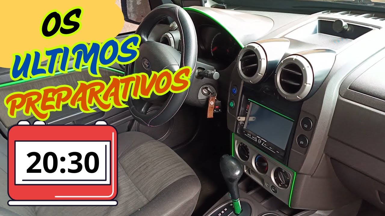 PREPARATIVO FINAL OS  BILISCOS E AS GARDENAGEM NO CARRO