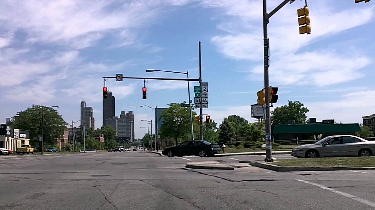 Driving Through Toledo, Ohio: I-75, I-280, OH-25 & 2