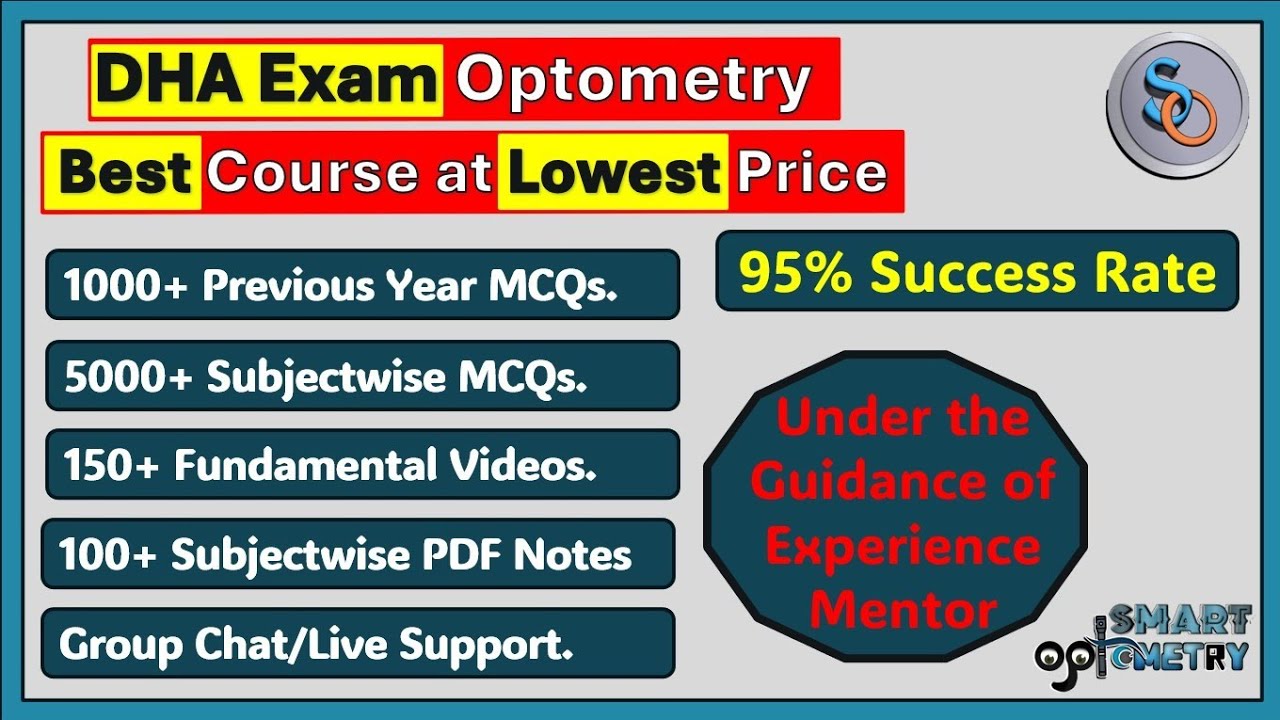 DHA Exam for Optometry/Optometrist (Dubai Health Authority Exam Optometry)