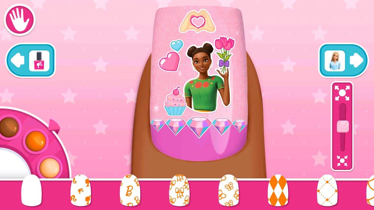 Barbie Dreamhouse Adventures - Design and Beauty Nails for Nikki - Simulation Game