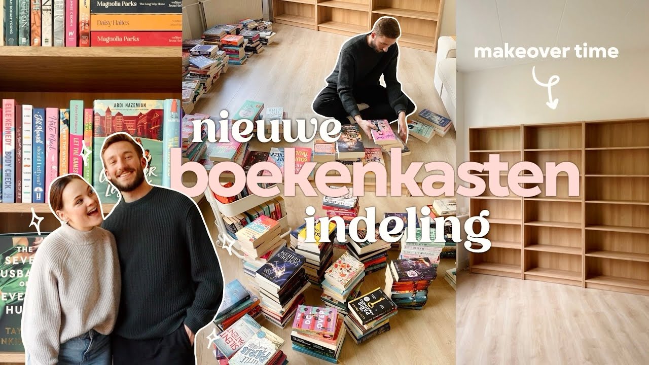 onze nieuwe boekenkasten inrichten (room make-over!) ✨📖