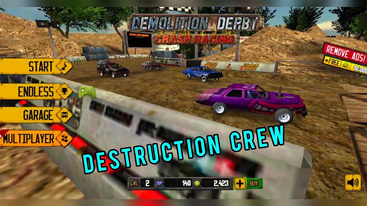 Demolition Derby - Crash Racing Gameplay - Destruction Cars | Car Destruction/Demolition Games