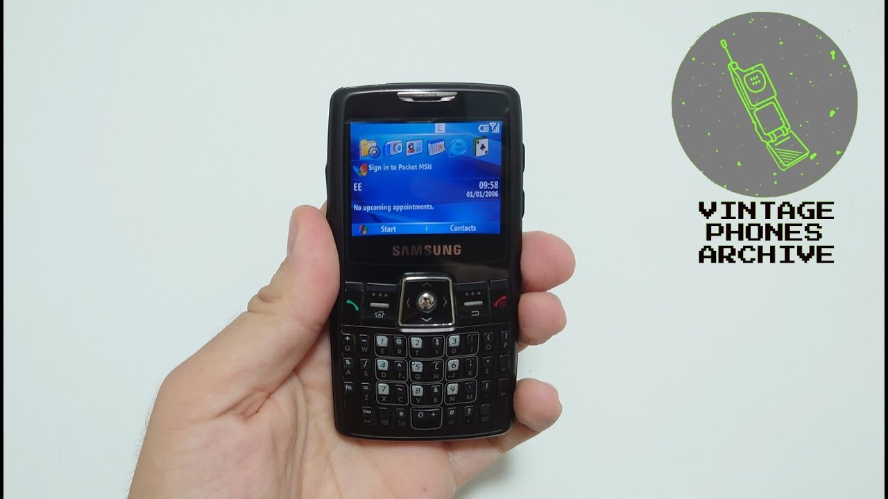 Samsung SGH-i320 Unboxing Mobile phone menu browse, ringtones, games, wallpapers