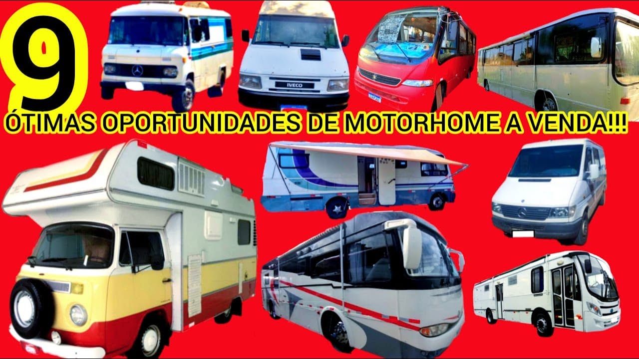 NOVE OPORTUNIDADES DE MOTORHOME KOMBIHOME MICRO ONIBUS CASA SOBRE RODAS A VENDA