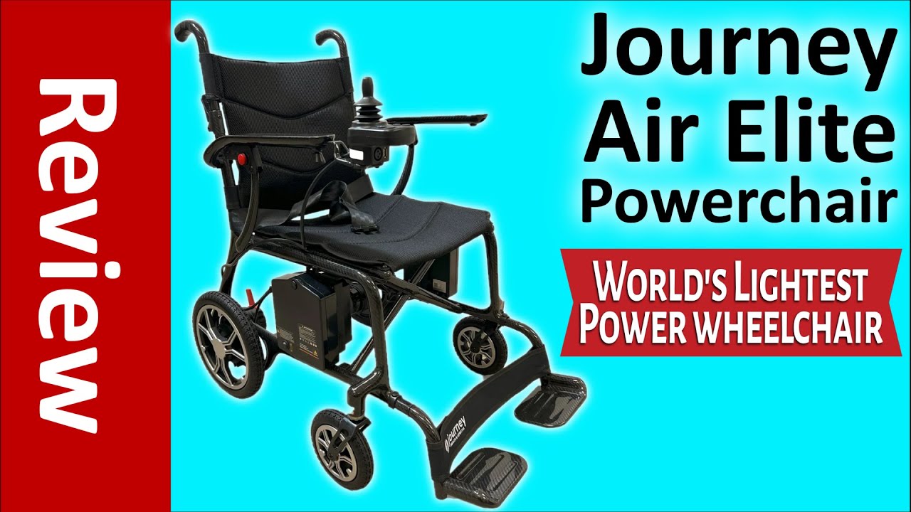 Journey Air Elite — самая лёгкая электрическая инвалидная коляска в мире (обзор)