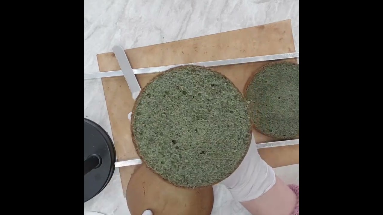 [ 촉촉한 제누와즈 ] 쑥콩케이크🎂 청주케이크
