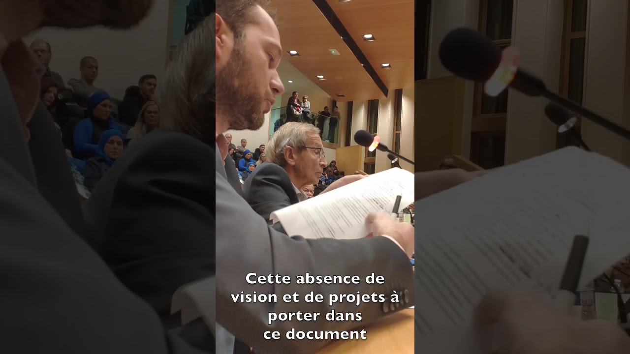 Intervention de Vincent Monnier au Conseil Municipal du 14 Novembre 2019