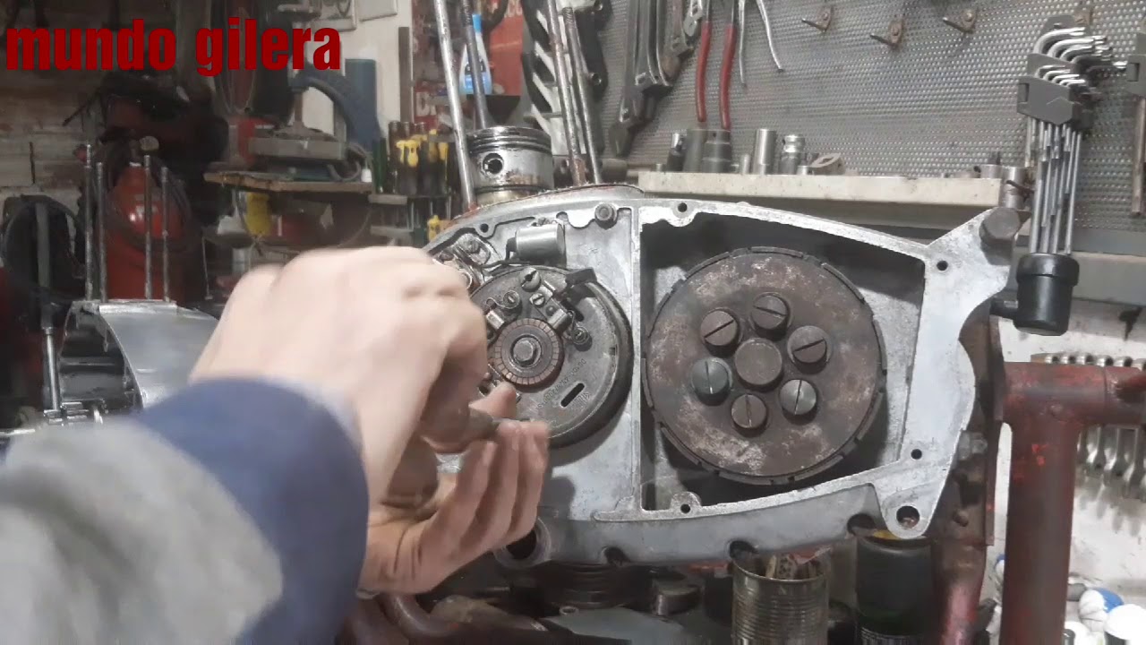 Gilera 150 61 súper sport proyecto segunda parte desarme de motor