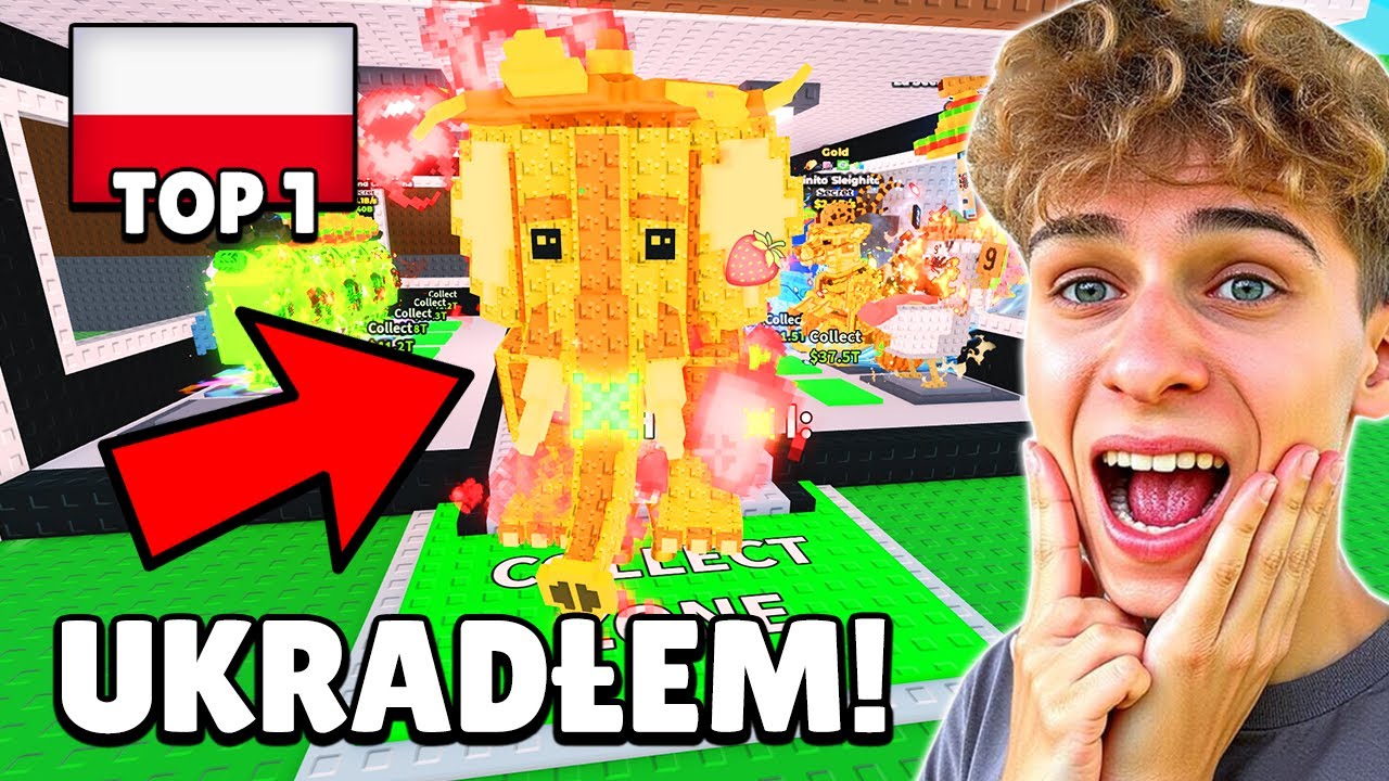 UKRADŁEM STRAWBERRY ELEPHANTA od TOP 1 GRACZA POLSKI w STEAL A BRAINROT! 🤯