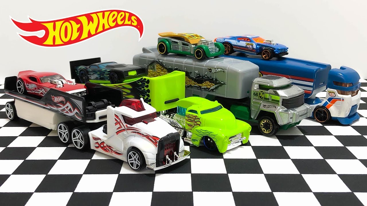 New Hot Wheels Semi Truck Trailer Haulers Unboxing!