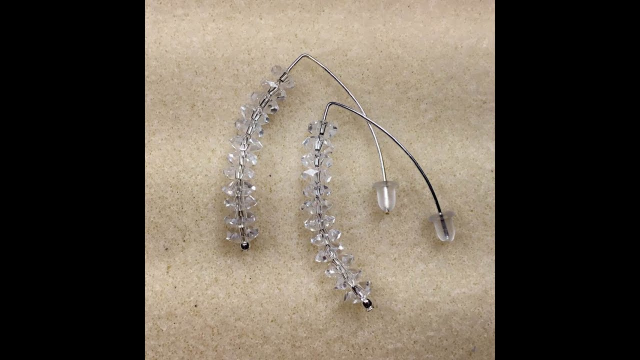 Crystal Stacks Earring tutorial
