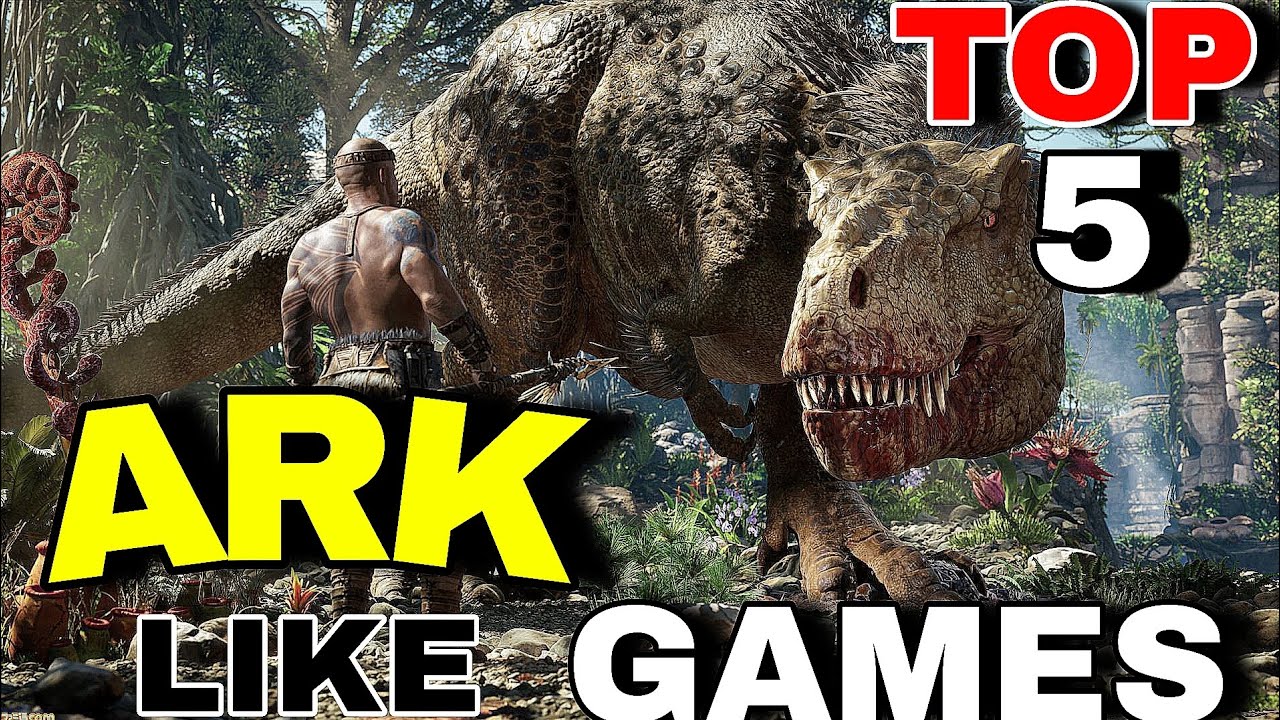 TOP 5 GAMES LIKE ARK SURVIVAL !🔥| BEST ARK MOBILE LIKE GAMES 🤯 | TOP 5 BEST MOBILE GAMES LIKE ARK 🤫
