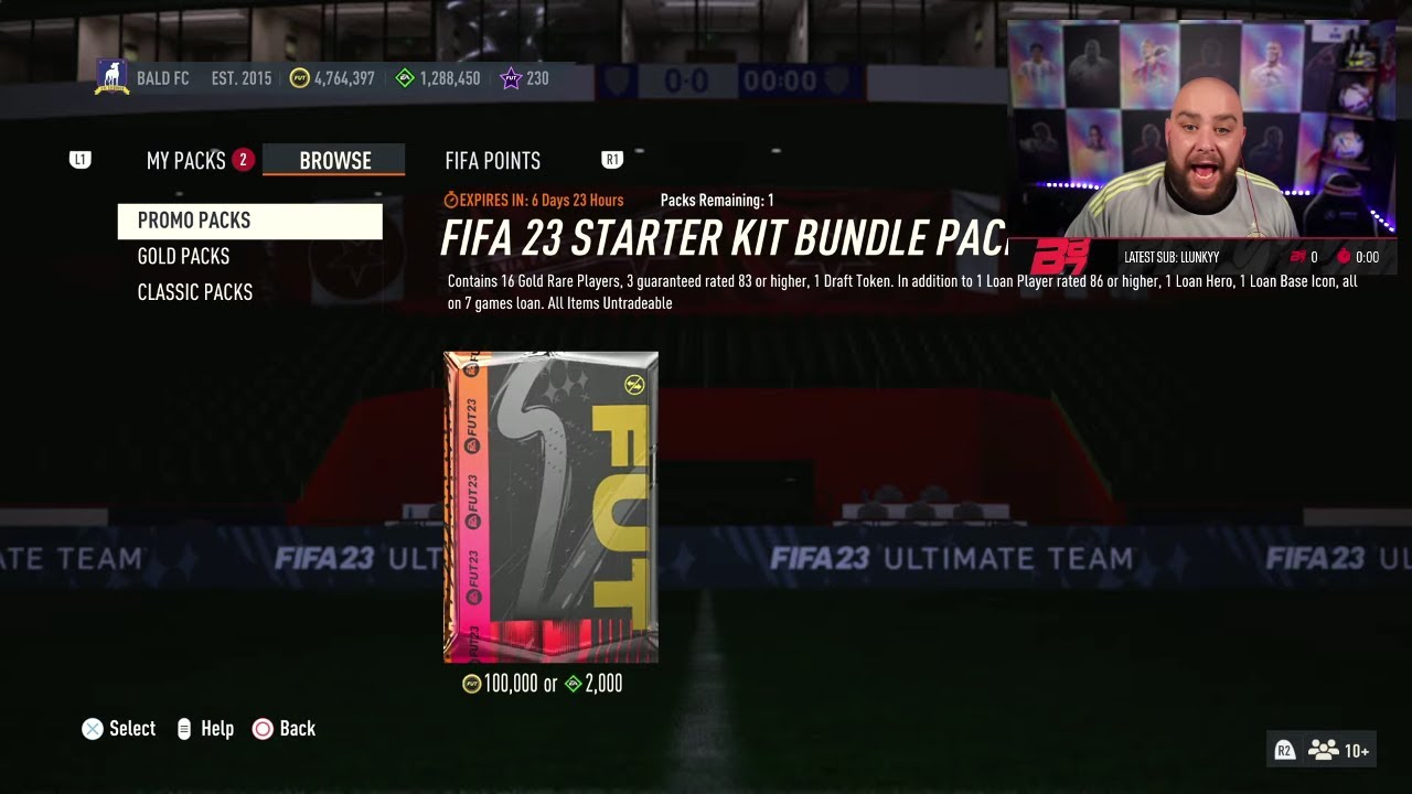 Bateson87 opens NEW FIFA 23 Starter Kit Bundle Pack