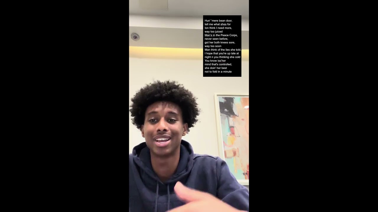 100 Meter Dash - Lyric Breakdown