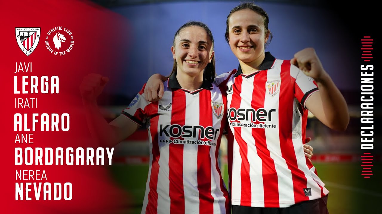 🎙️ Alfaro, Bordagaray, Nevado & Lerga | post Athletic Club 2-1 RCD Espanyol | Liga F 2025-26 MD18